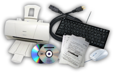 キーボード、マウス、プリンタ、ケーブル、その他周辺機器類